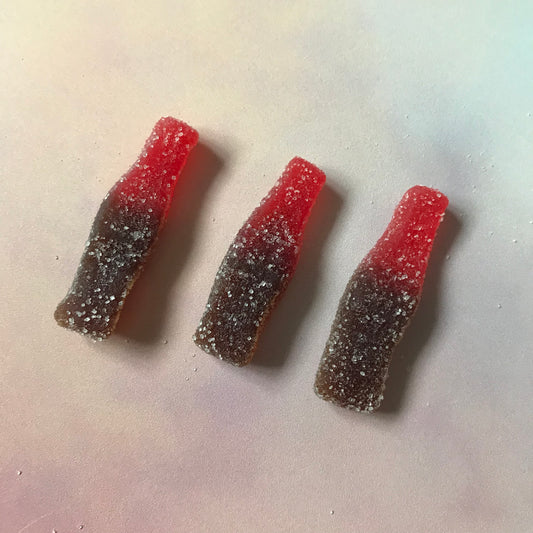 CBD Gummies - Cherry Cola Bottles